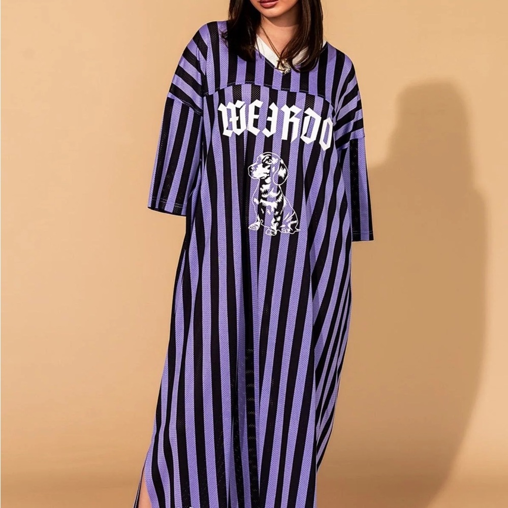 Dressed in LALA Long Live Weirdos Jersey Maxi Dress